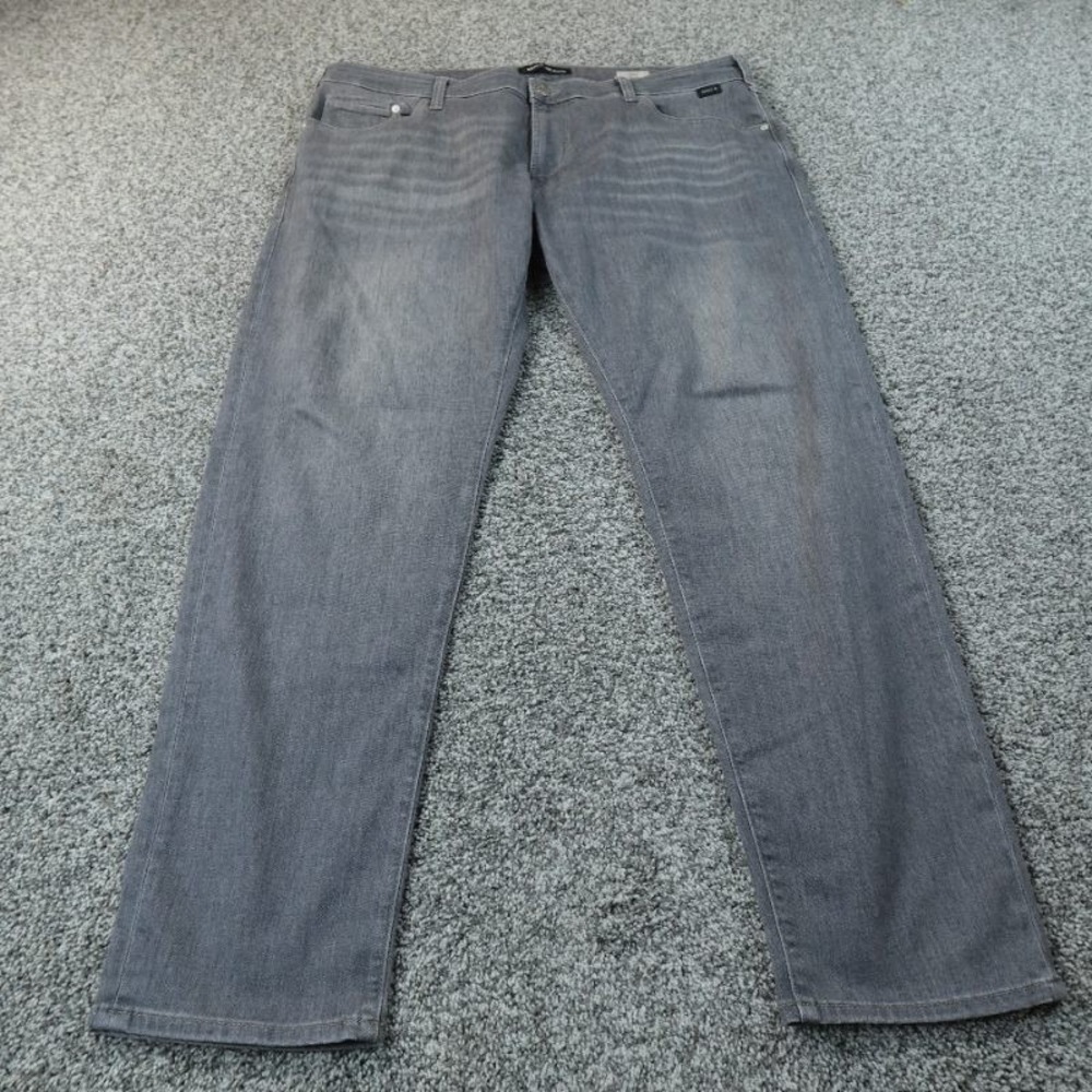 Mavi Jeans Mens 40X32 Gray Denim Pants Jake Slim Leg Stretch 5 Pocket Preppy‎